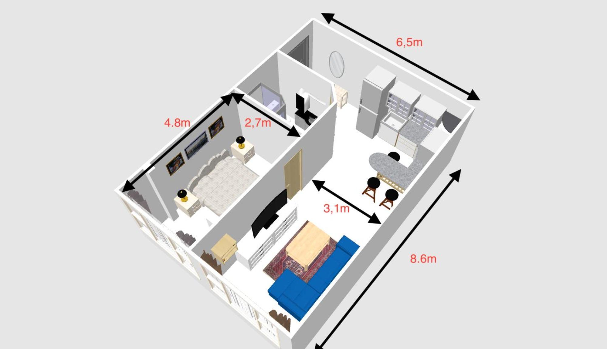 Уютная 2-Комнатная Квартира В Центре Г. Алматы Exterior foto